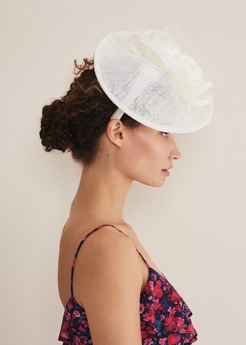 Phase Eight Ivory Flower Fascinator Hats White Canada | BGLFID-802